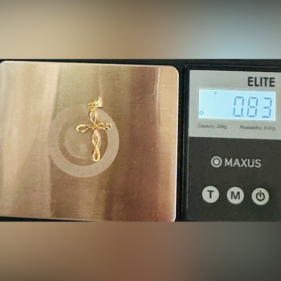Cross Religious Pendant  💛 Real 18(18k) Karat Solid Gold Jewelry - Picture 10 of 10